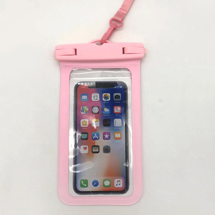 Outdoor Mobile Phone Waterproof Bag Swimming Diving Touch Screen PVC
