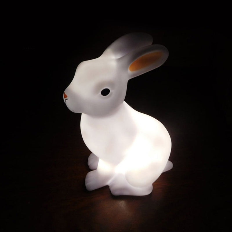 Led Rabbit Night Lamp Lovely Animal Light