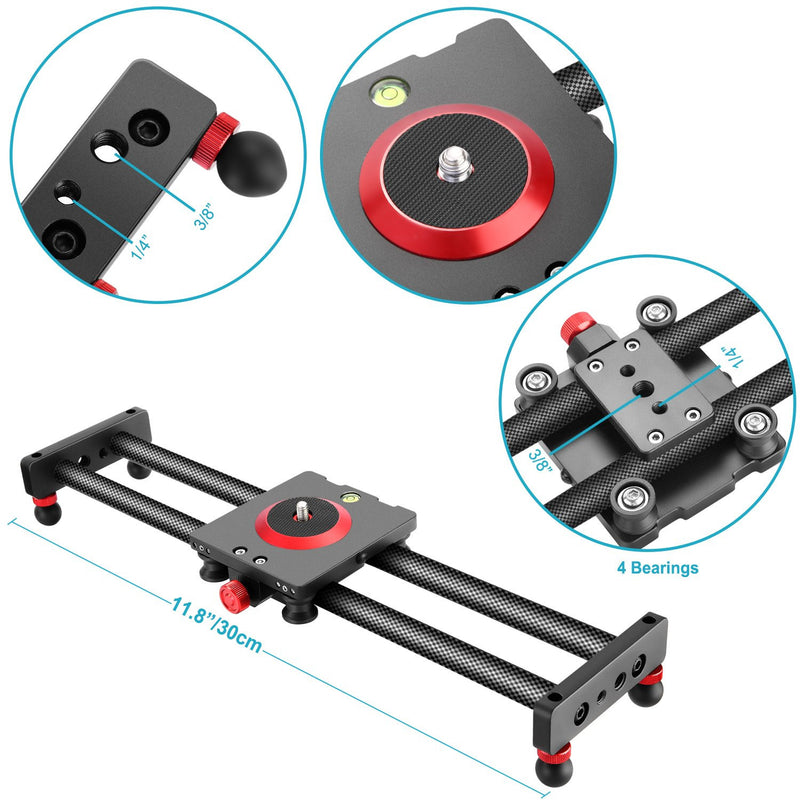 Carbon Fiber SLR Slide Mini Camera Portable Video Photography
