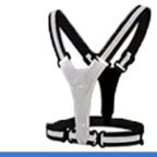 Night Running And Cycling Reflective Vest With Rechargeable Glow