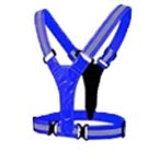 Night Running And Cycling Reflective Vest With Rechargeable Glow