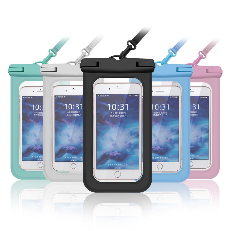 Outdoor Mobile Phone Waterproof Bag Swimming Diving Touch Screen PVC