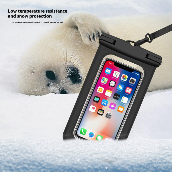 Outdoor Mobile Phone Waterproof Bag Swimming Diving Touch Screen PVC